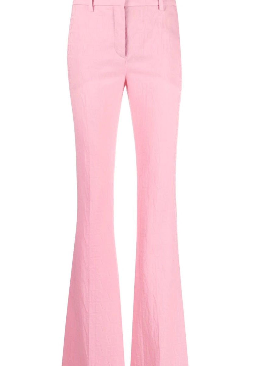 Versace Women Versace Allover jacquard trousers 0820